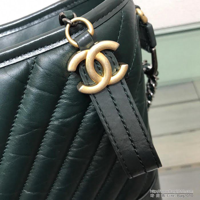 CHANEL香奈兒 独家背景实拍 Gabrielle 流浪包 三行纹最新颜色 定制原厂皮 纯铜五金 版型与正品一致 随意百搭  Cco1166